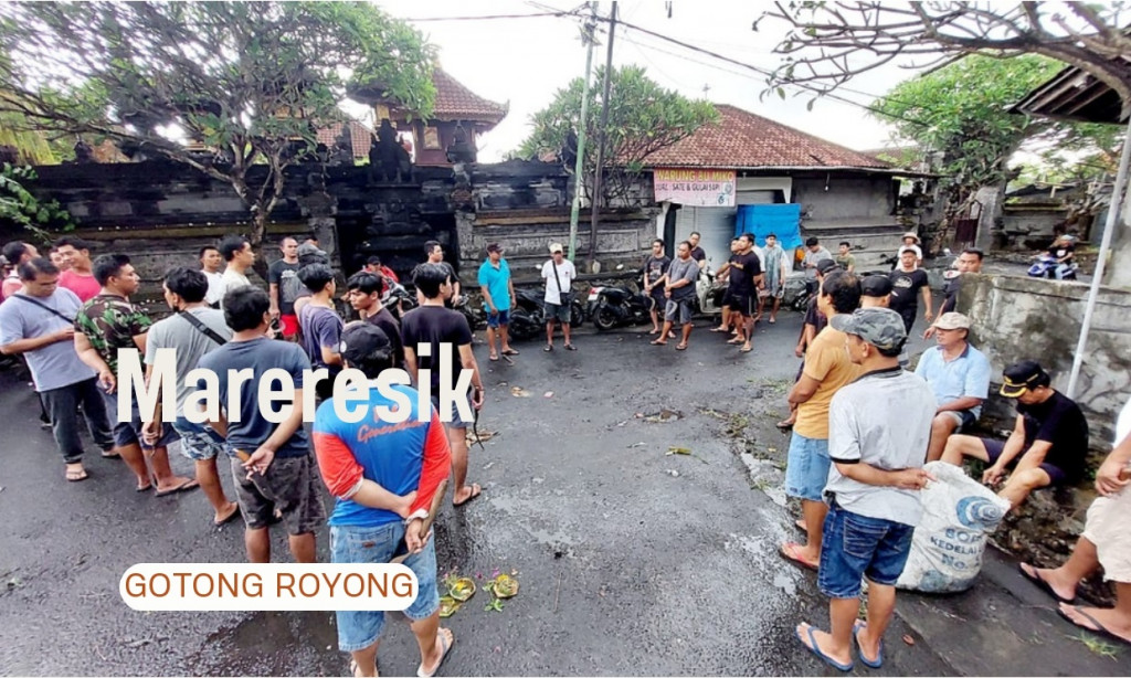 Mareresik Gotong Royong Darmasaba Badung